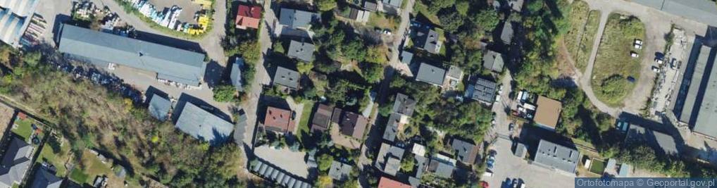 Zdjęcie satelitarne Gęsia ul.