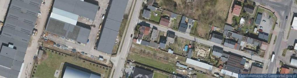 Zdjęcie satelitarne Gęsia ul.