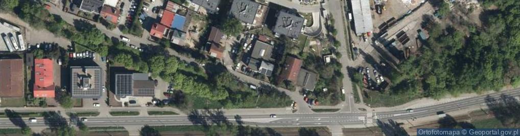 Zdjęcie satelitarne Gęsia ul.