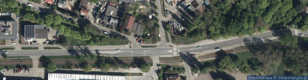Zdjęcie satelitarne Gęsia ul.
