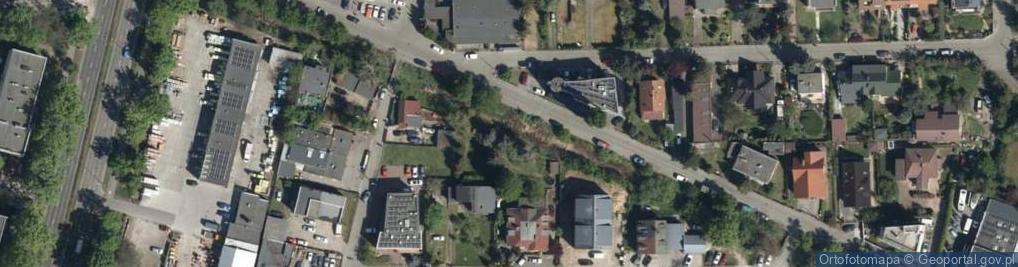 Zdjęcie satelitarne Gęsia ul.