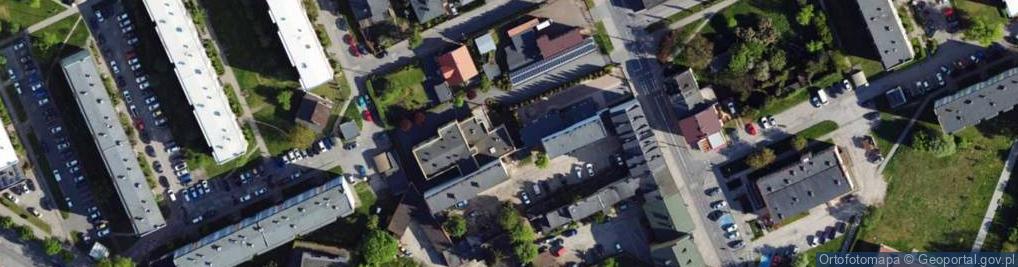 Zdjęcie satelitarne Getta Żydowskiego ul.