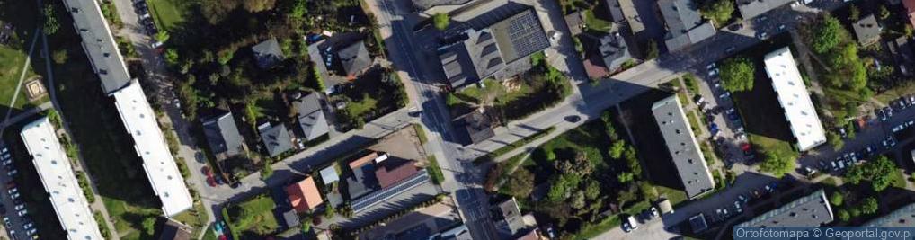 Zdjęcie satelitarne Getta Żydowskiego ul.