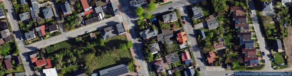 Zdjęcie satelitarne Getta Żydowskiego ul.