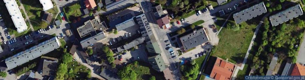 Zdjęcie satelitarne Getta Żydowskiego ul.