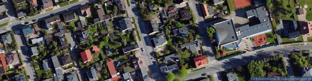 Zdjęcie satelitarne Getta Żydowskiego ul.
