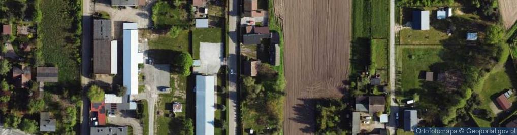 Zdjęcie satelitarne Getta Żydowskiego ul.