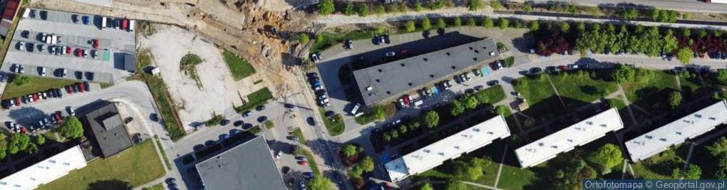 Zdjęcie satelitarne Getta Żydowskiego ul.