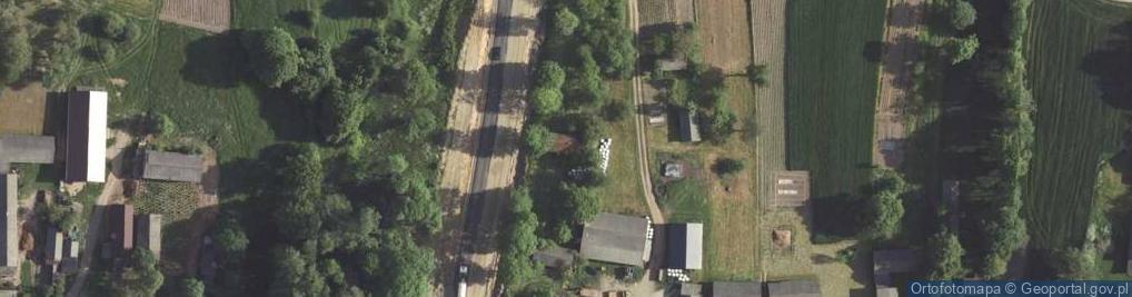 Zdjęcie satelitarne Giełczew Pierwsza ul.