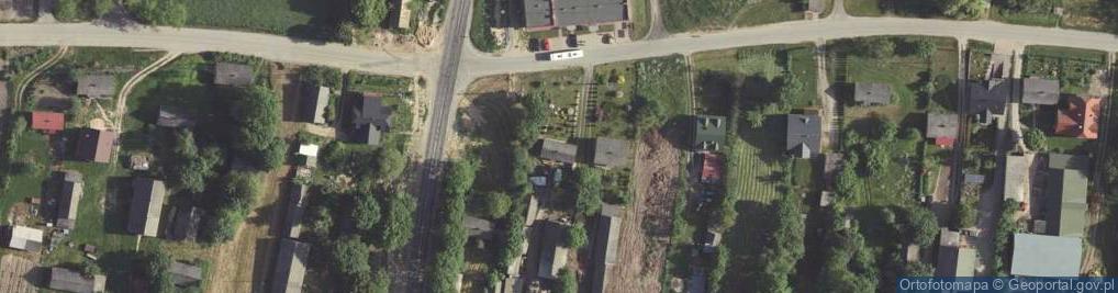 Zdjęcie satelitarne Giełczew Pierwsza ul.