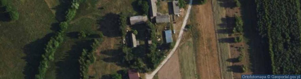 Zdjęcie satelitarne Giełzów ul.