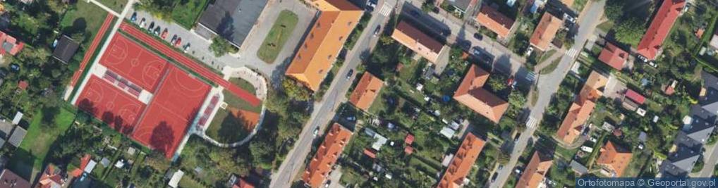 Zdjęcie satelitarne Gimnazjalna ul.