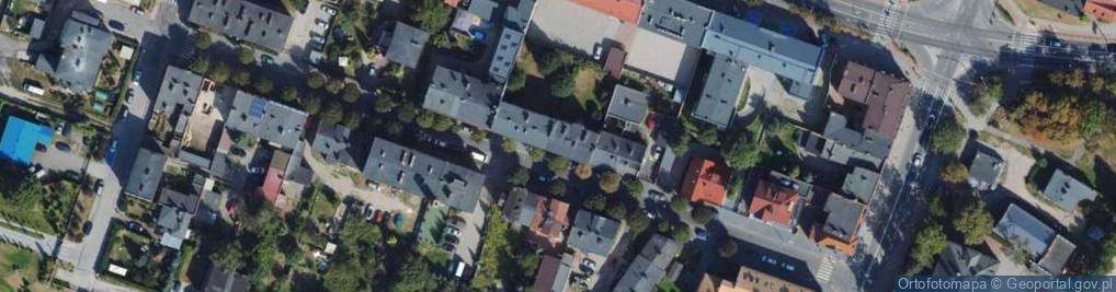 Zdjęcie satelitarne Gimnazjalna ul.