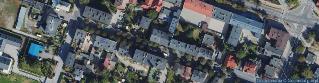 Zdjęcie satelitarne Gimnazjalna ul.