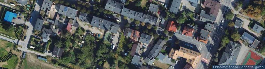 Zdjęcie satelitarne Gimnazjalna ul.