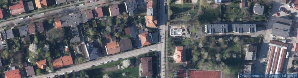 Zdjęcie satelitarne Gimnazjalna ul.