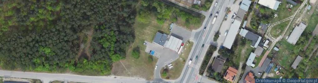 Zdjęcie satelitarne Główna ul.
