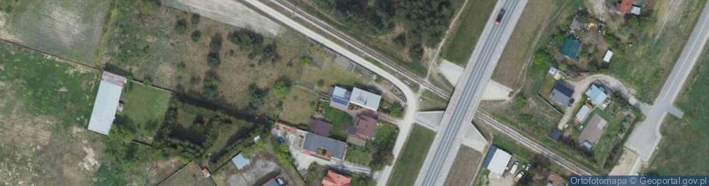 Zdjęcie satelitarne Główna ul.