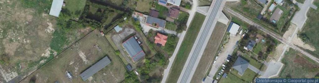 Zdjęcie satelitarne Główna ul.
