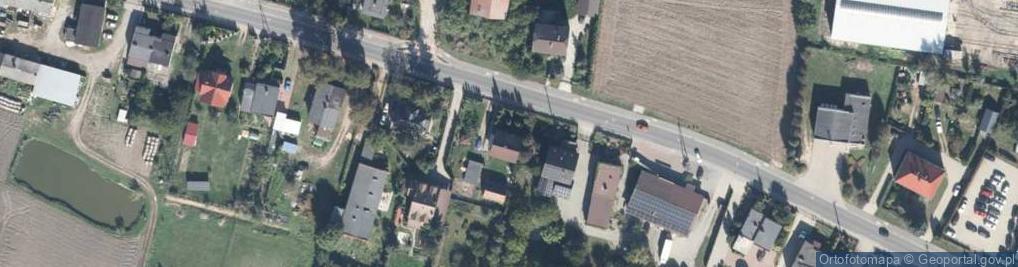 Zdjęcie satelitarne Główna ul.