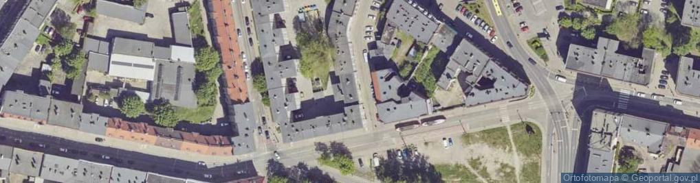 Zdjęcie satelitarne Głęboka ul.