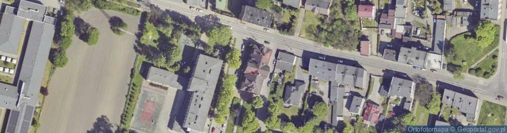 Zdjęcie satelitarne Główna ul.