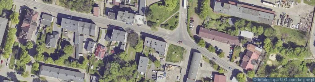 Zdjęcie satelitarne Główna ul.