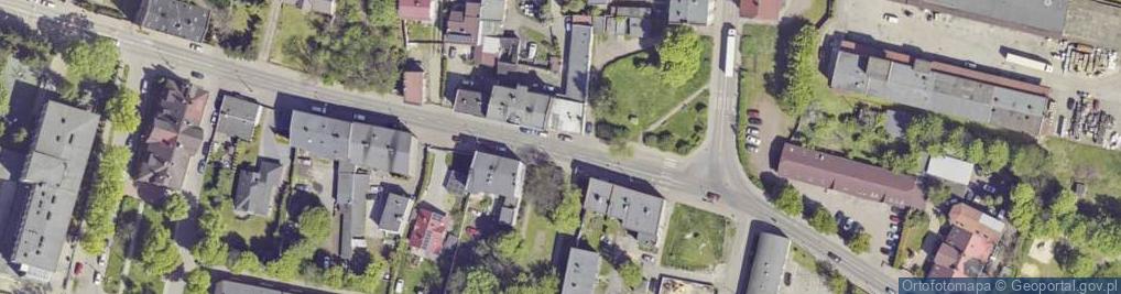 Zdjęcie satelitarne Główna ul.