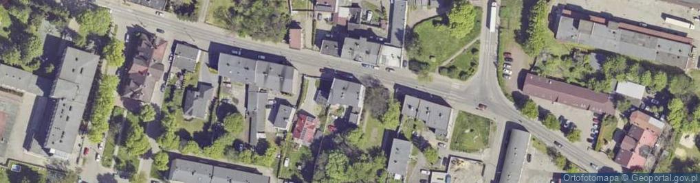 Zdjęcie satelitarne Główna ul.