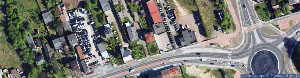 Zdjęcie satelitarne Główna ul.