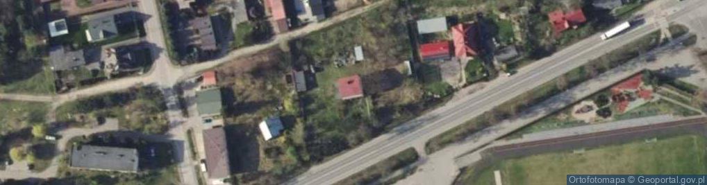 Zdjęcie satelitarne Główna ul.