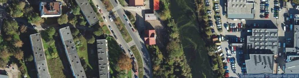 Zdjęcie satelitarne Głęboka ul.