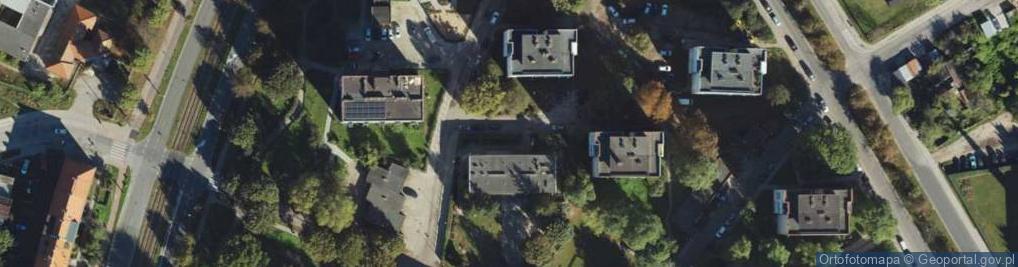 Zdjęcie satelitarne Głęboka ul.