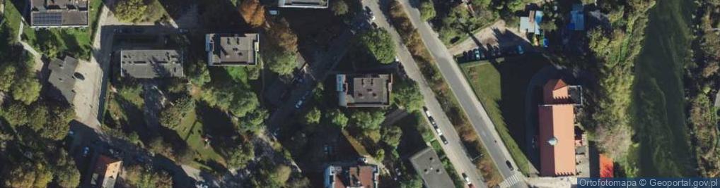 Zdjęcie satelitarne Głęboka ul.