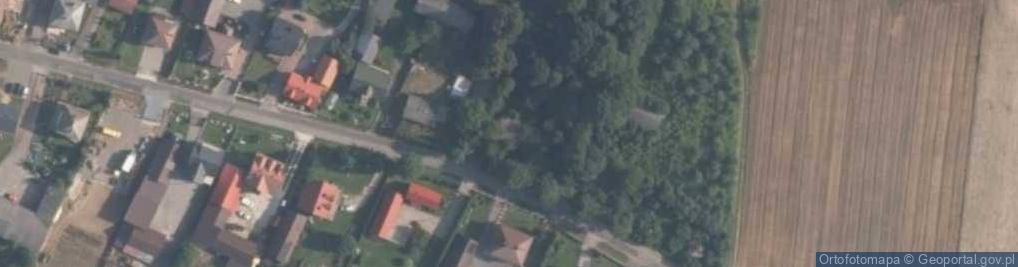 Zdjęcie satelitarne Glanów ul.