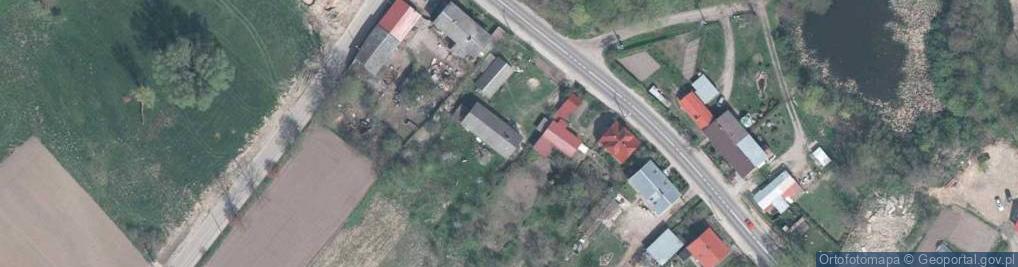 Zdjęcie satelitarne Główna ul.