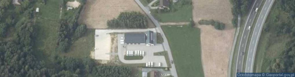 Zdjęcie satelitarne Głogoczów ul.