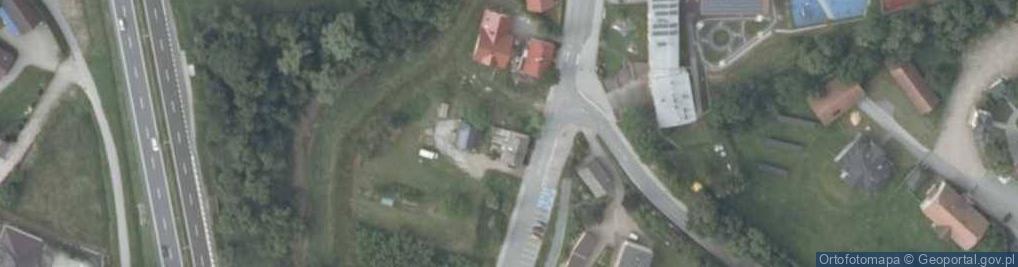 Zdjęcie satelitarne Głogoczów ul.