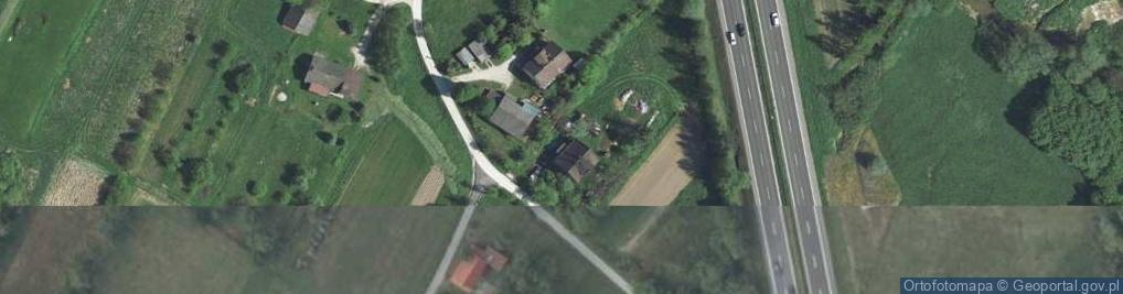 Zdjęcie satelitarne Głogoczów ul.