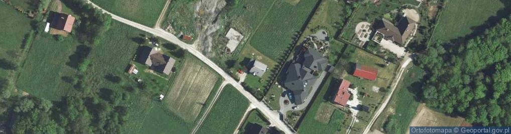 Zdjęcie satelitarne Głogoczów ul.
