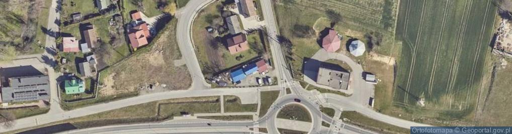 Zdjęcie satelitarne Głuchów ul.
