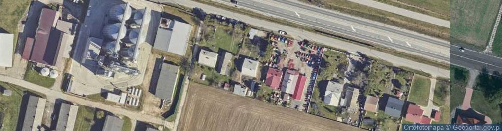 Zdjęcie satelitarne Głuchów ul.
