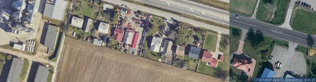 Zdjęcie satelitarne Głuchów ul.