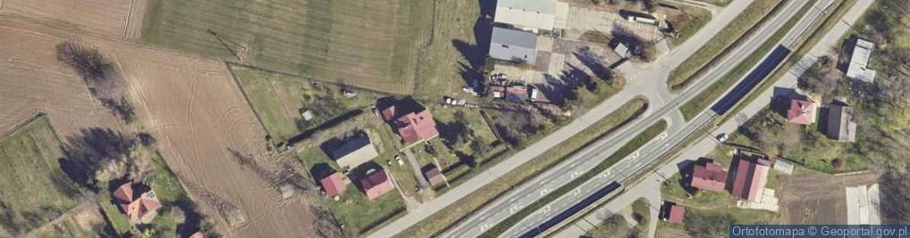 Zdjęcie satelitarne Głuchów ul.