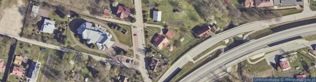Zdjęcie satelitarne Głuchów ul.