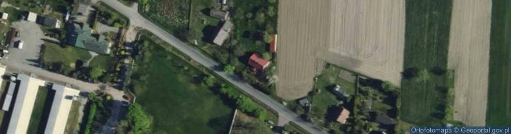 Zdjęcie satelitarne Głupice-Parcela ul.