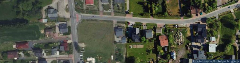 Zdjęcie satelitarne Główna ul.