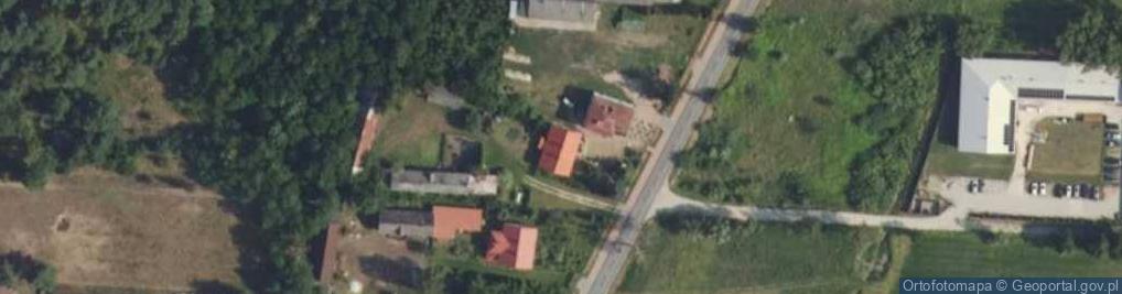 Zdjęcie satelitarne Główna ul.