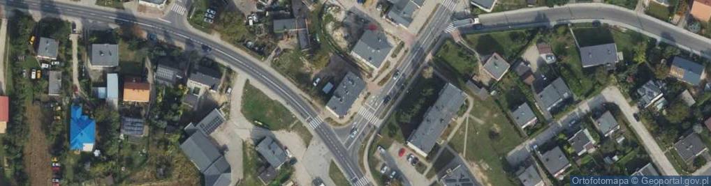 Zdjęcie satelitarne Główna ul.