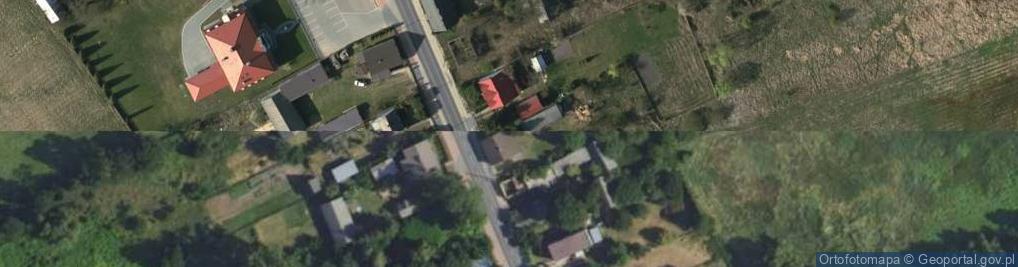 Zdjęcie satelitarne Główna ul.